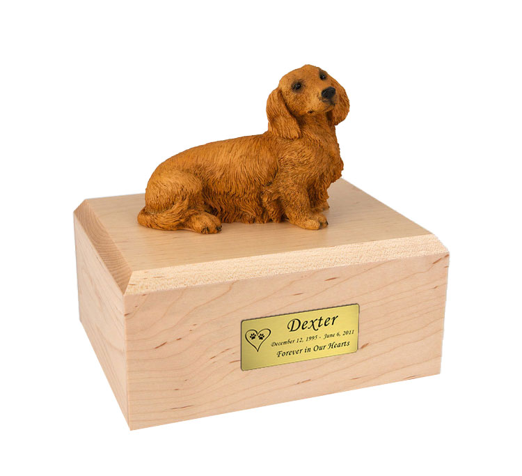 Detail Long Haired Dachshund Statue Nomer 31