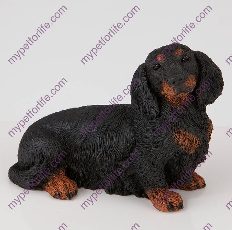 Detail Long Haired Dachshund Statue Nomer 7