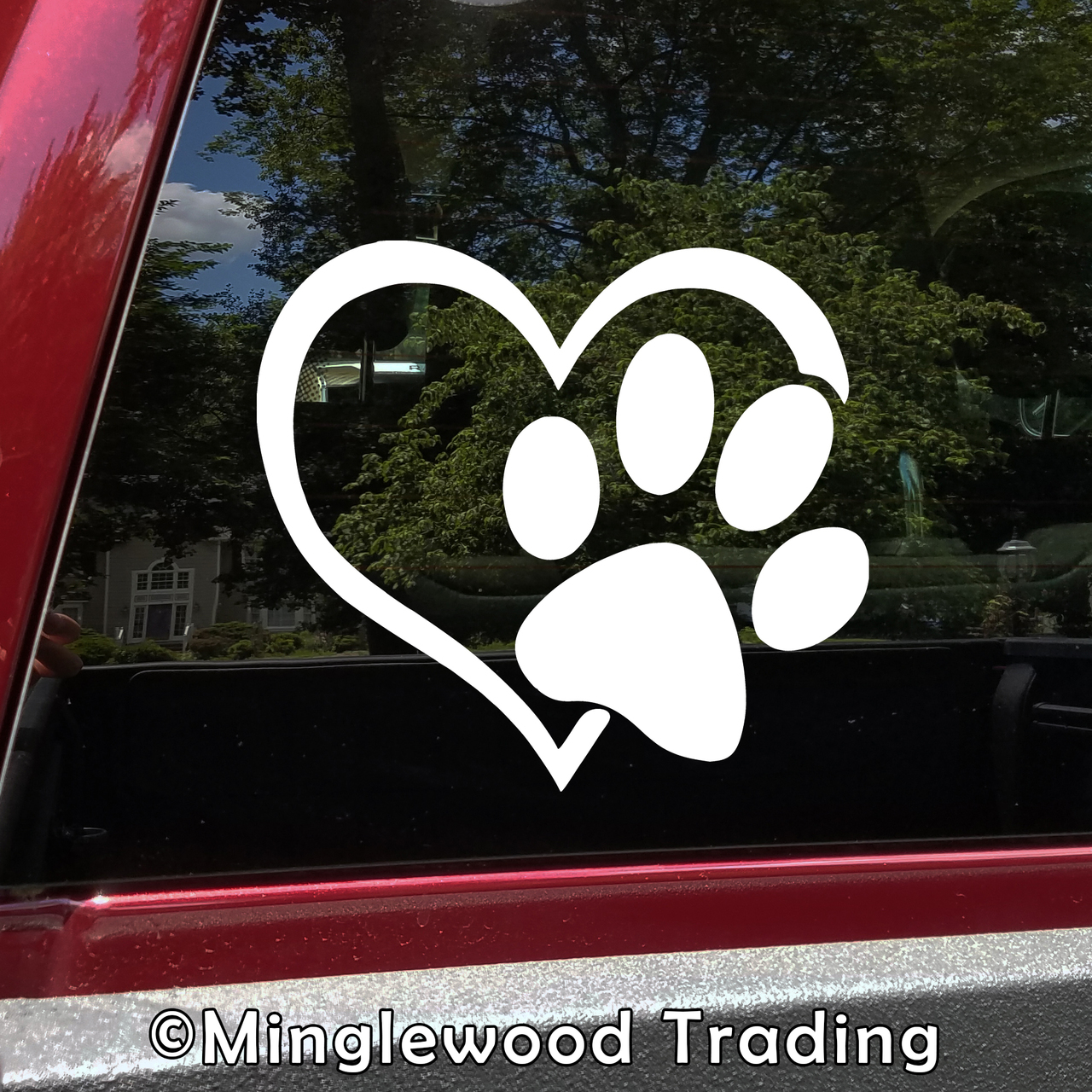 Detail Paw Print Sticker On Mailbox Nomer 33