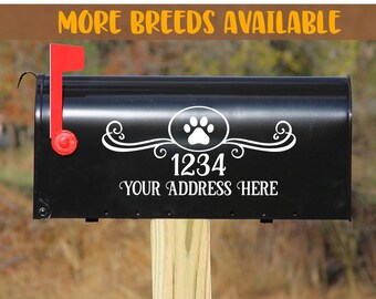 Detail Paw Print Sticker On Mailbox Nomer 7