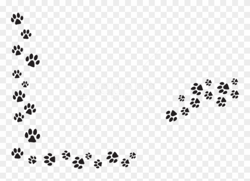 Detail Paw Print Transparent Background Free Nomer 17