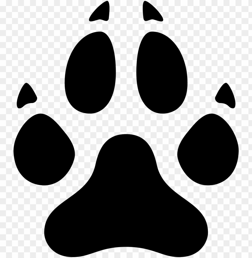 Detail Paw Print Transparent Background Free Nomer 18