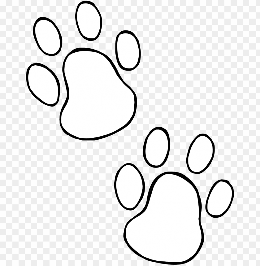 Detail Paw Print Transparent Background Free Nomer 34