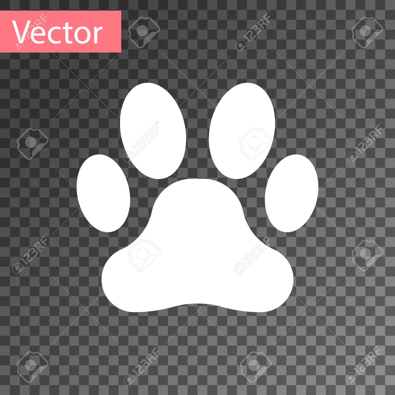 Detail Paw Print Transparent Background Free Nomer 47