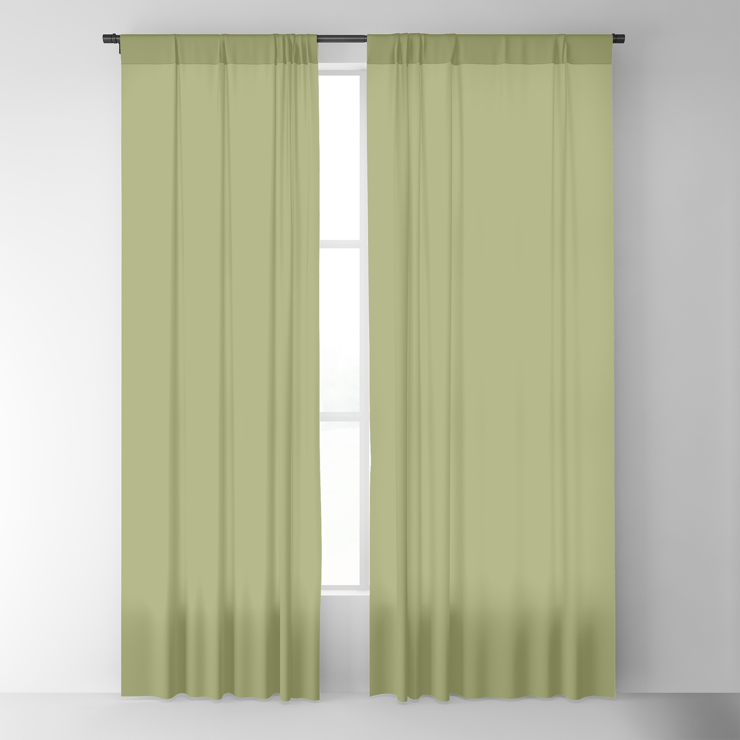 Detail Pea Green Curtains Nomer 24