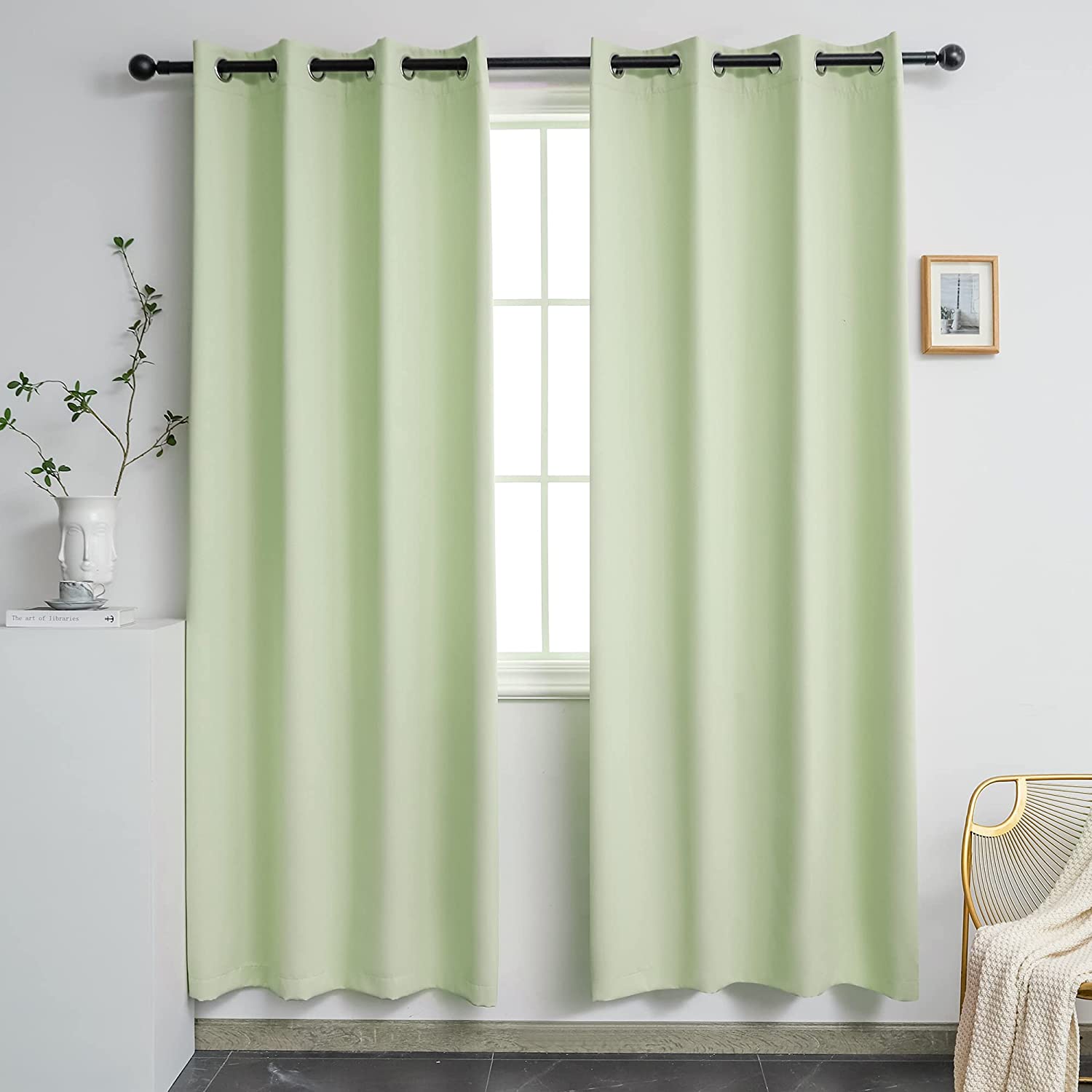 Detail Pea Green Curtains Nomer 4