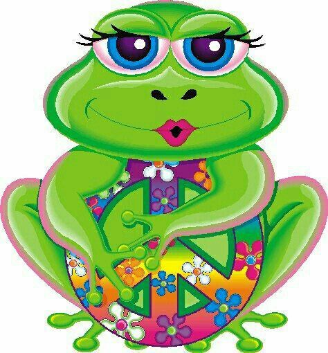 Detail Peace Frog Clipart Nomer 8