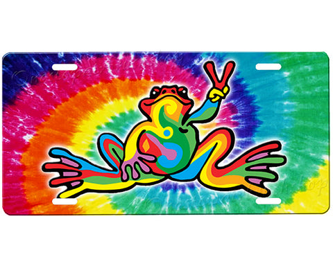 Detail Peace Frog License Plate Nomer 33