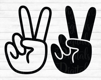 Detail Peace Hand Sign Png Nomer 24