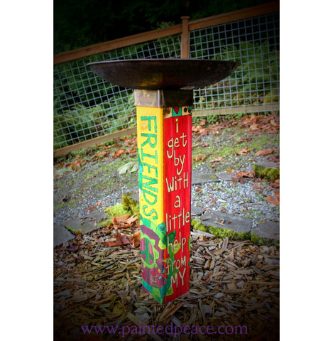 Detail Peace Pole Bird Bath Nomer 10