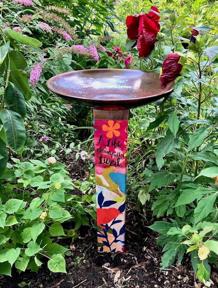 Detail Peace Pole Bird Bath Nomer 13