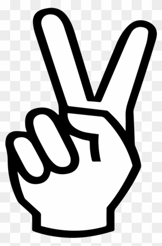 Detail Peace Sign Hand Clipart Nomer 13