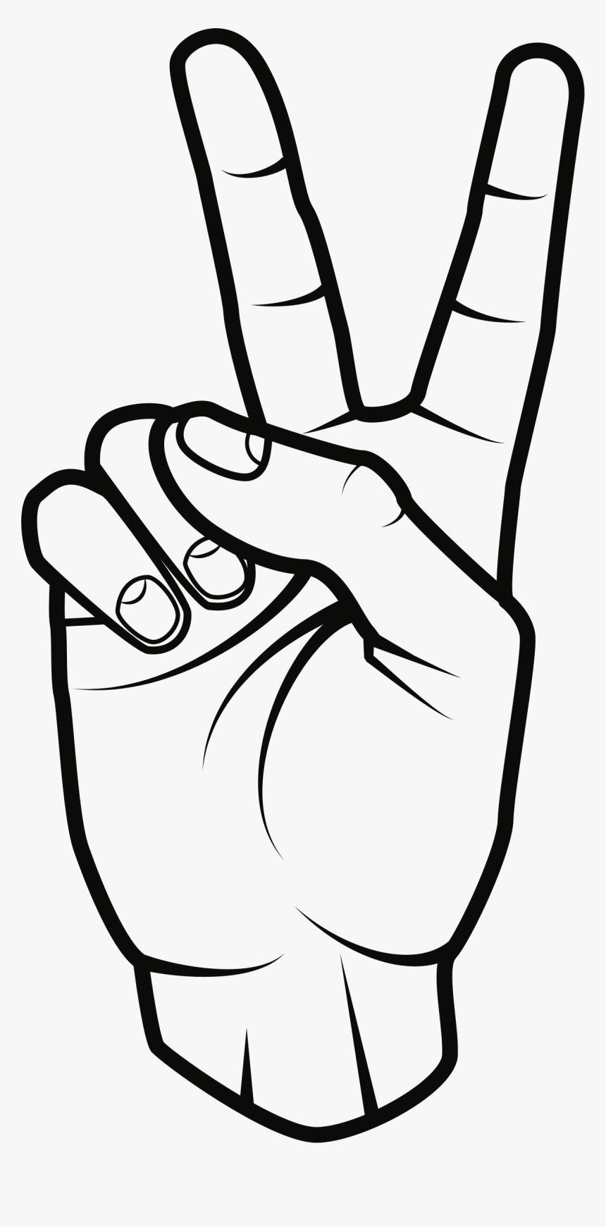 Detail Peace Sign Hand Clipart Nomer 4