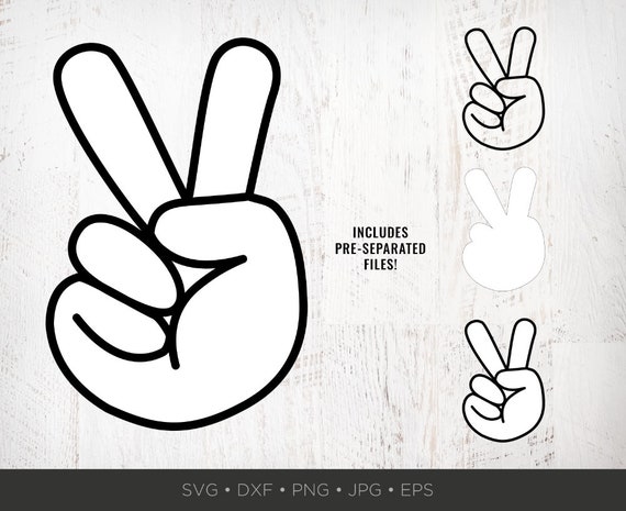 Detail Peace Sign Hand Clipart Nomer 46