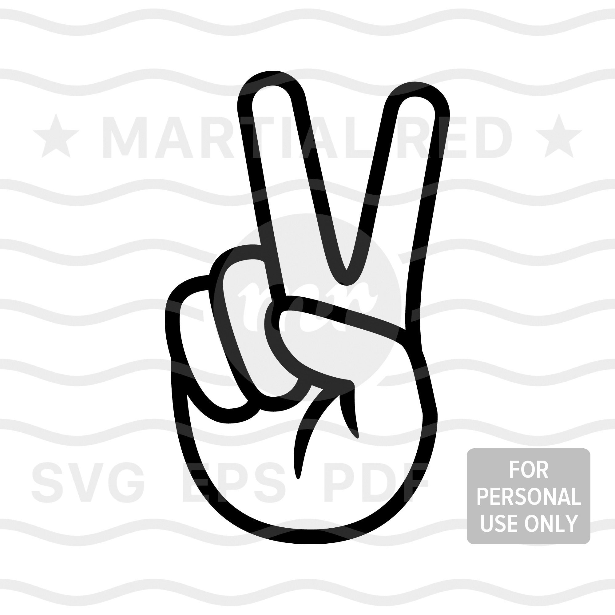 Detail Peace Sign Hand Clipart Nomer 10