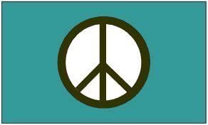 Peace Symbol Flag - KibrisPDR