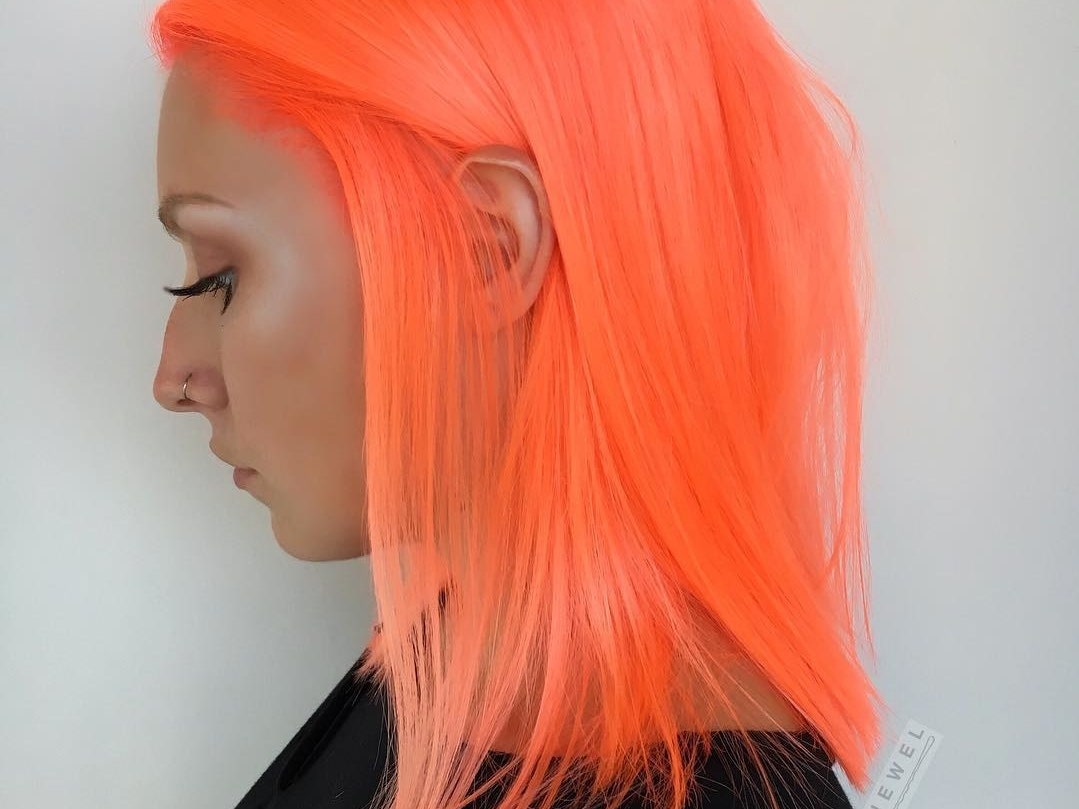 Detail Peach Hair Color Arctic Fox Nomer 15