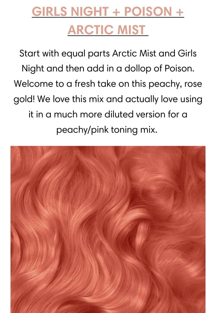 Detail Peach Hair Color Arctic Fox Nomer 27