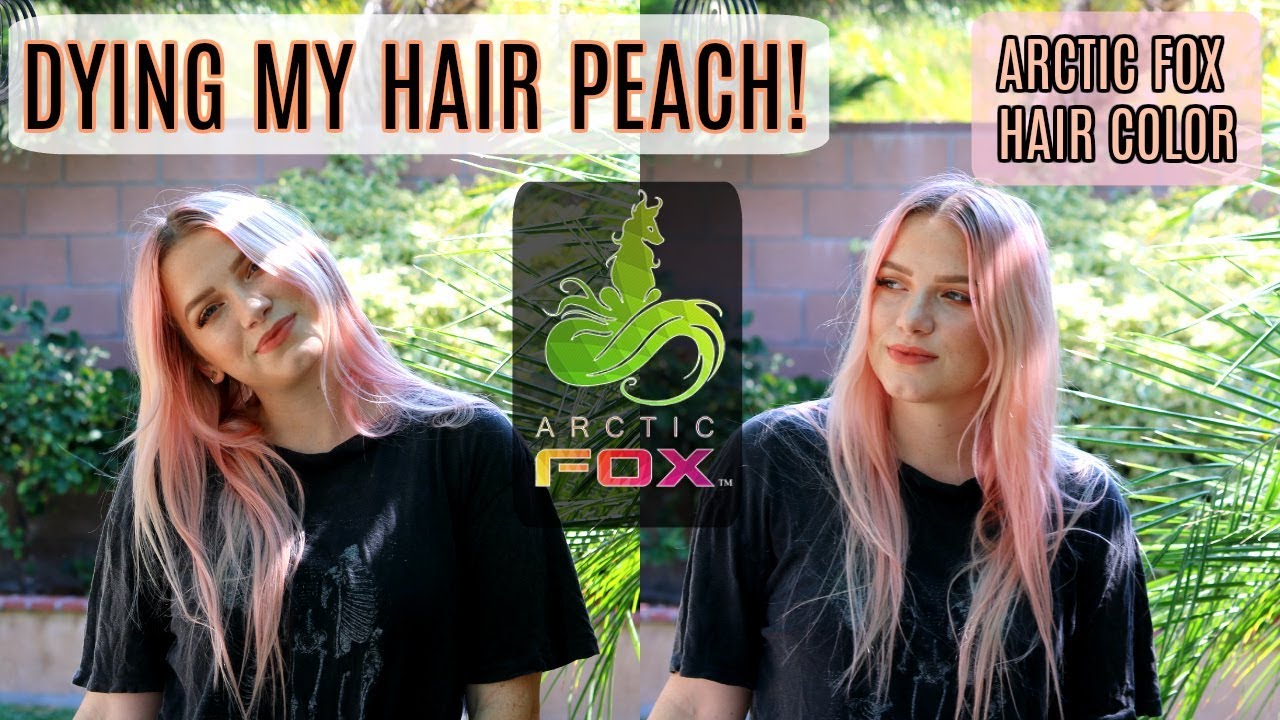 Detail Peach Hair Color Arctic Fox Nomer 53