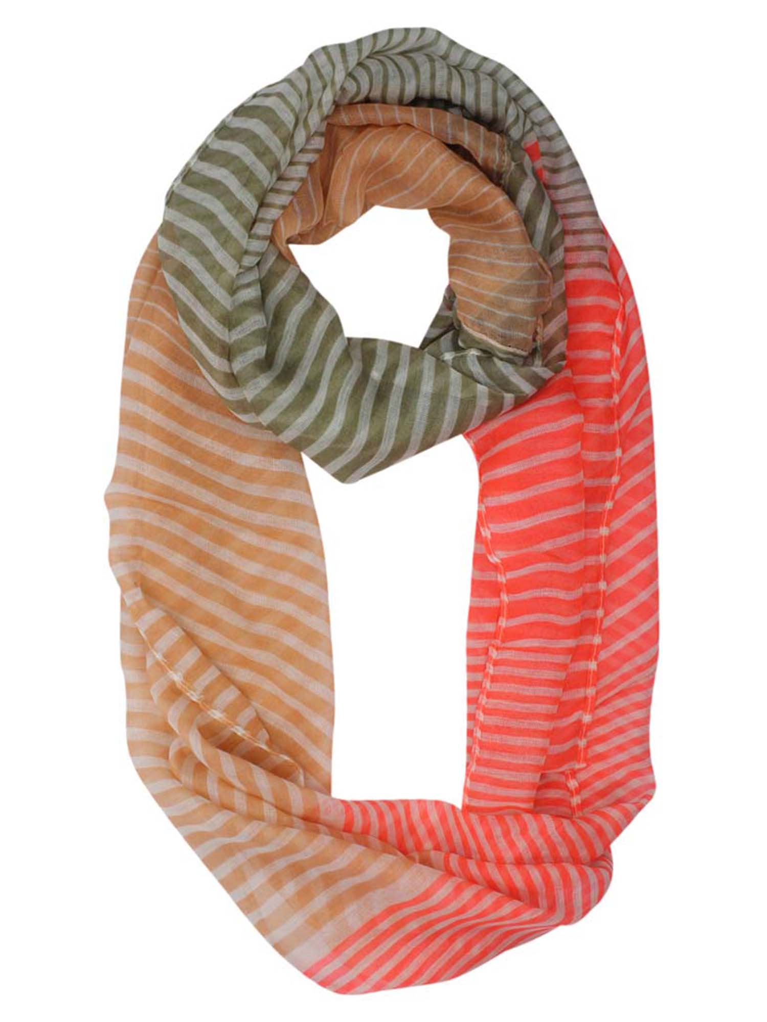 Detail Peach Infinity Scarf Nomer 3