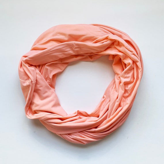 Detail Peach Infinity Scarf Nomer 45