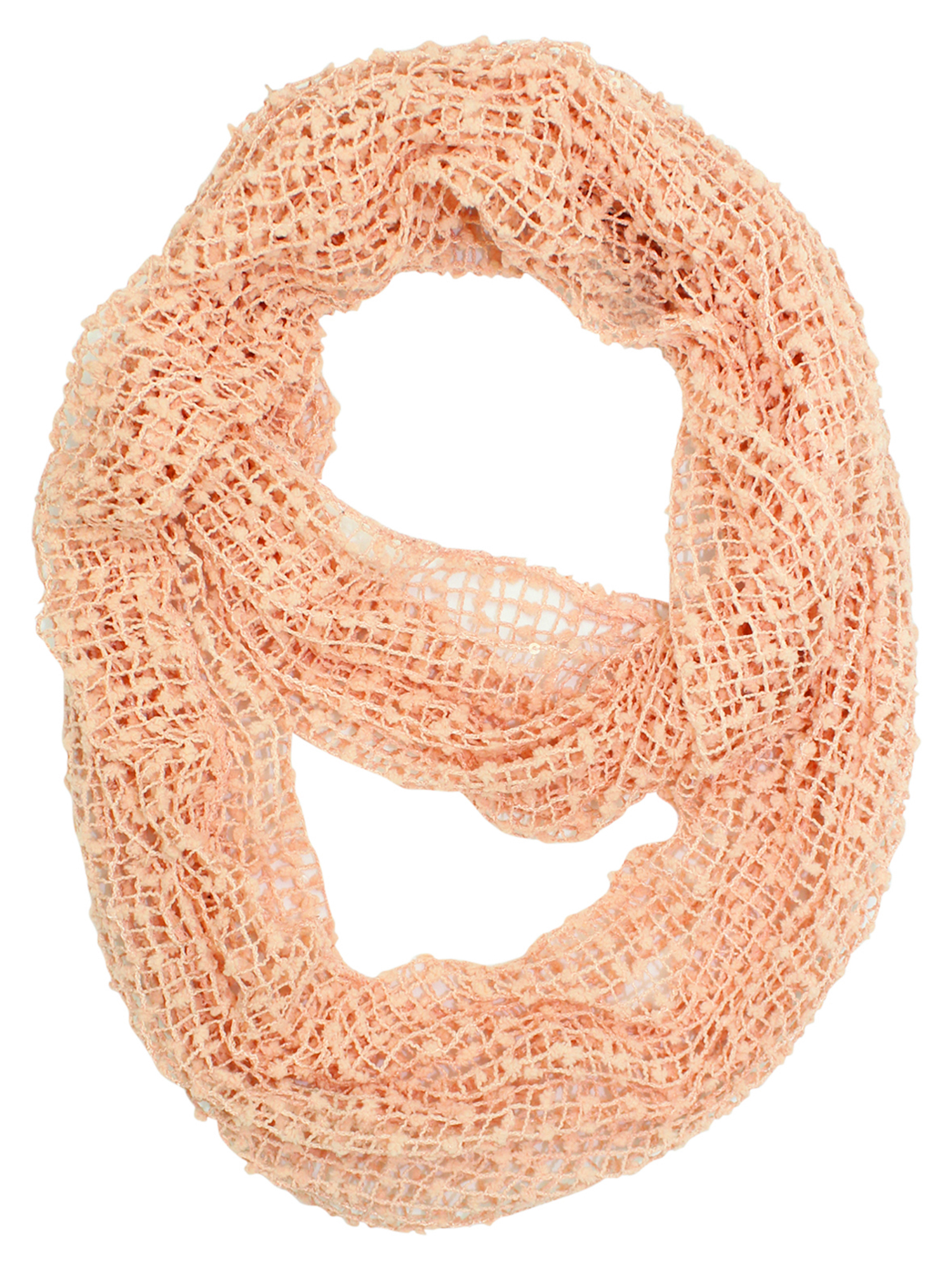 Detail Peach Infinity Scarf Nomer 6