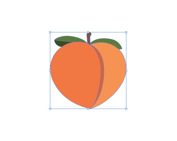 Detail Peach Vector Image Nomer 12