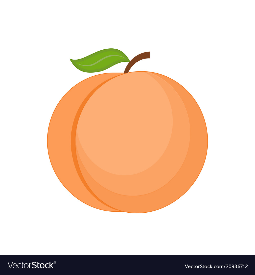 Detail Peach Vector Image Nomer 15