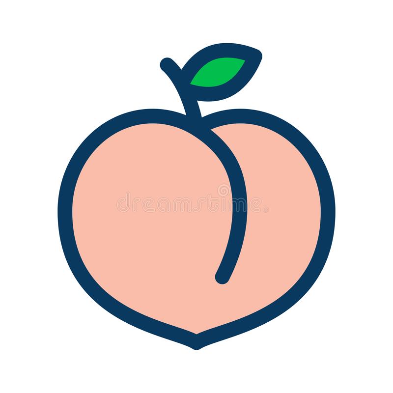 Detail Peach Vector Image Nomer 3