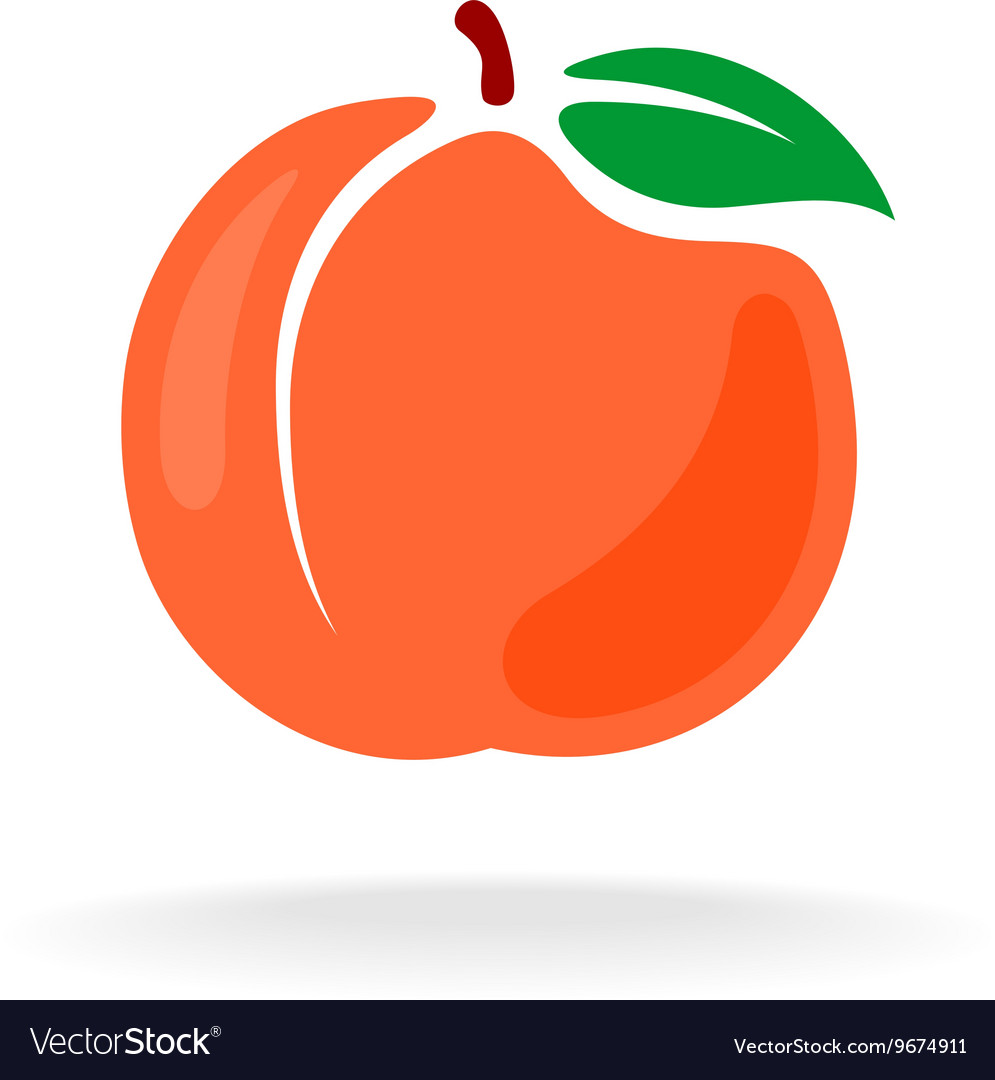 Detail Peach Vector Image Nomer 26