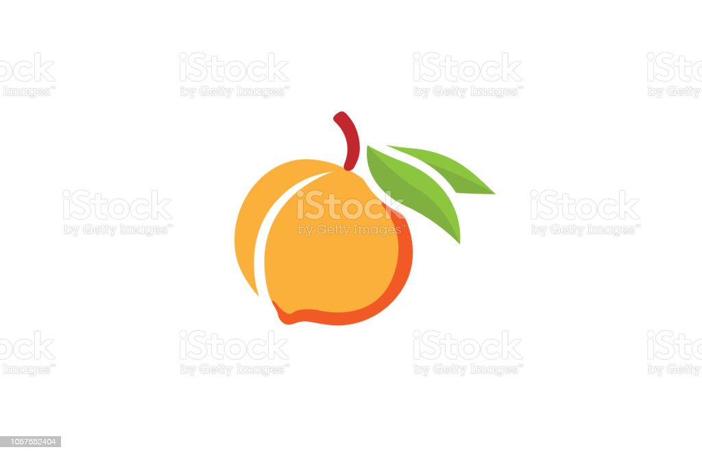 Detail Peach Vector Image Nomer 31
