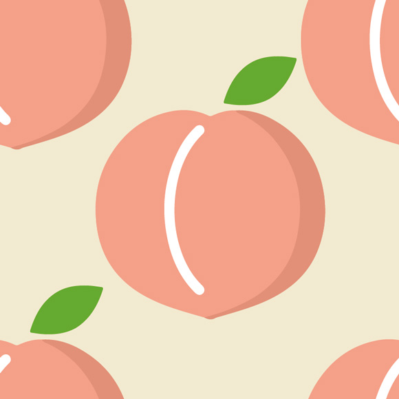 Detail Peach Vector Image Nomer 42