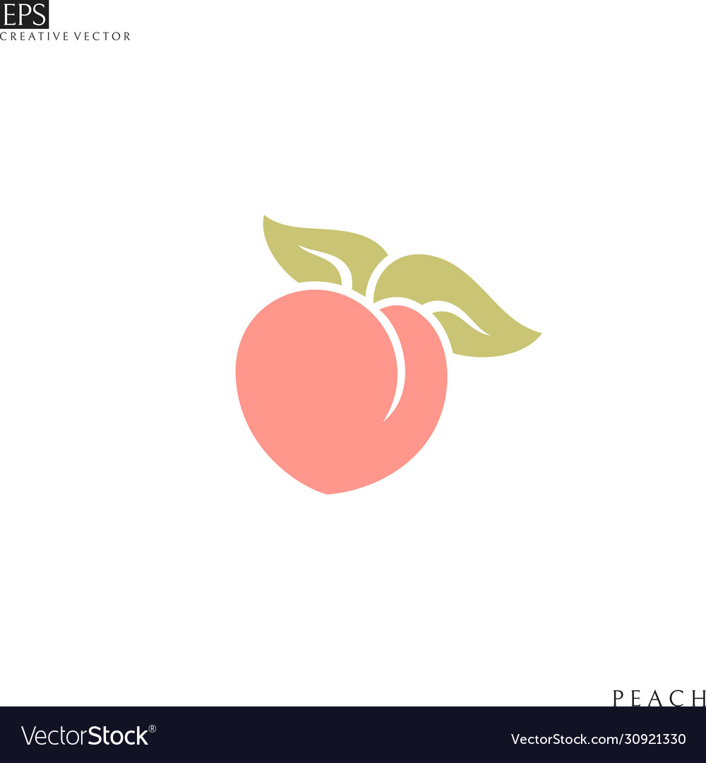 Detail Peach Vector Image Nomer 48