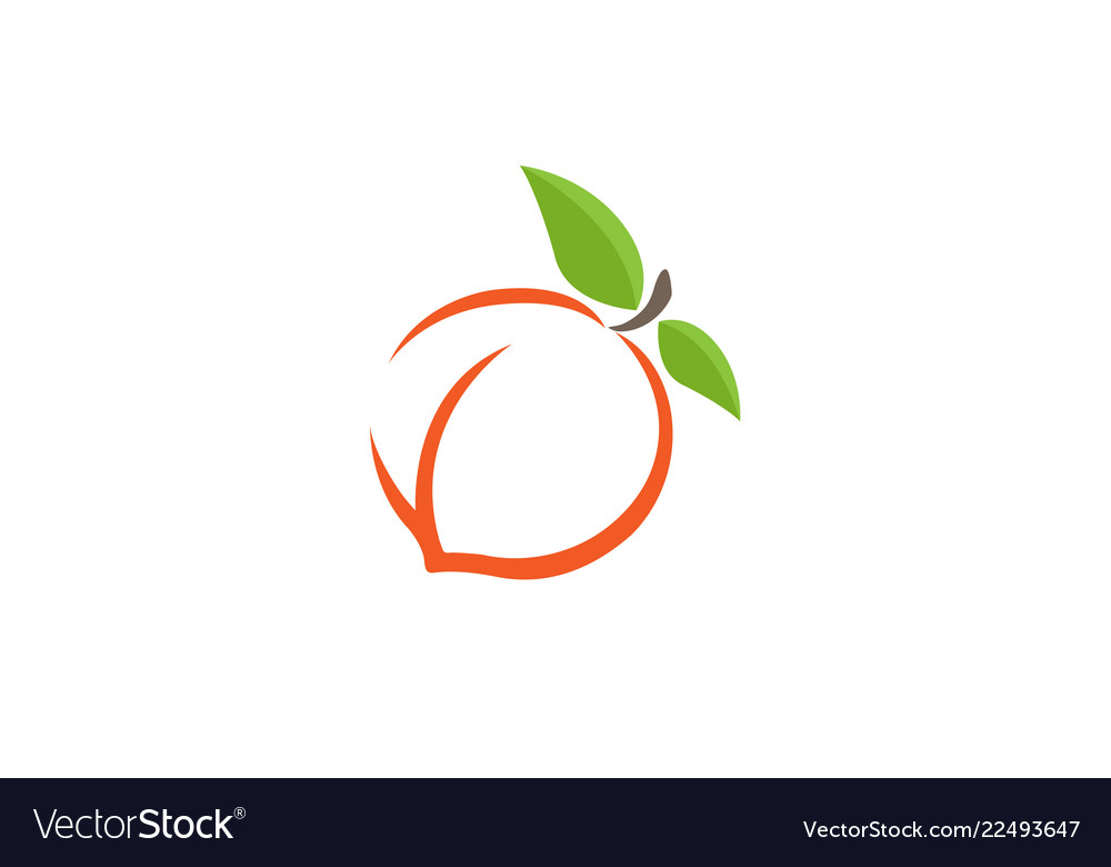 Detail Peach Vector Image Nomer 49