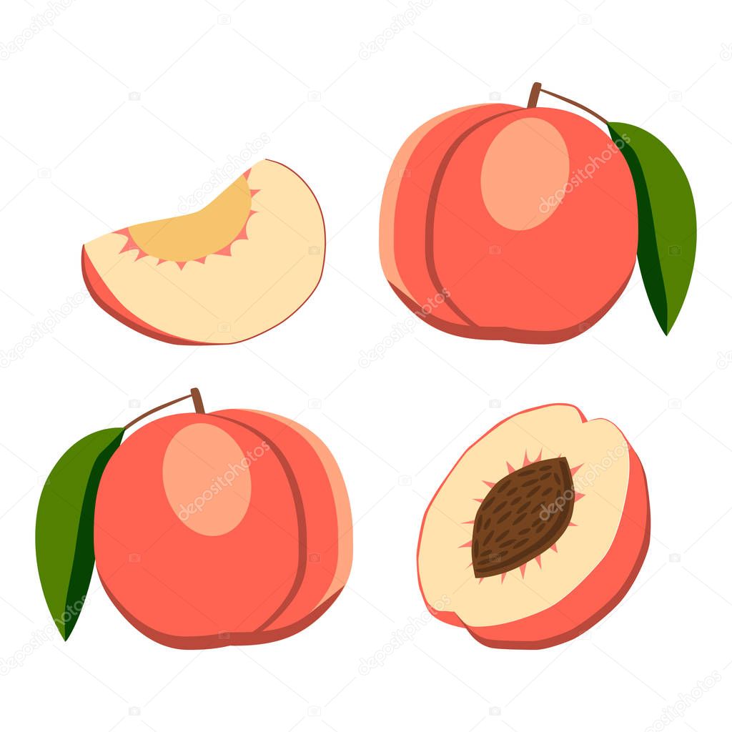Detail Peach Vector Image Nomer 50