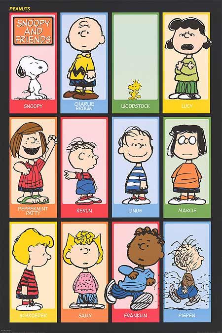 Detail Peanuts Characters Names Nomer 5