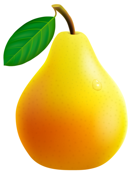 Detail Pear Fruit Clipart Nomer 12