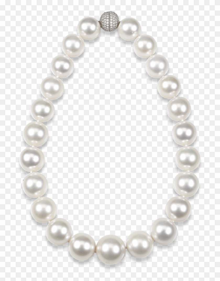 Detail Pearl Necklace Png Transparent Nomer 21