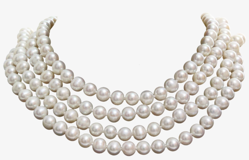 Detail Pearl Necklace Png Transparent Nomer 4