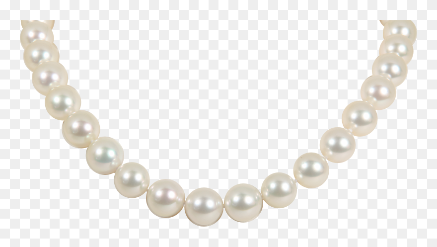 Detail Pearl Necklace Png Transparent Nomer 7
