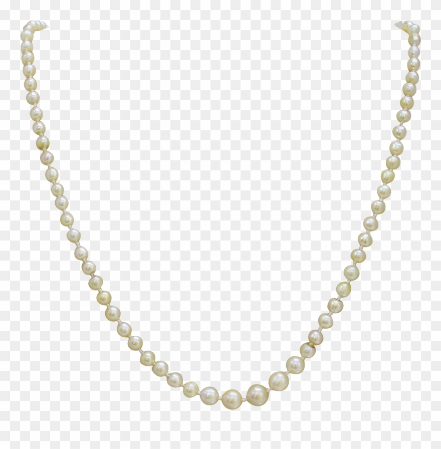 Detail Pearl Necklace Png Transparent Nomer 10