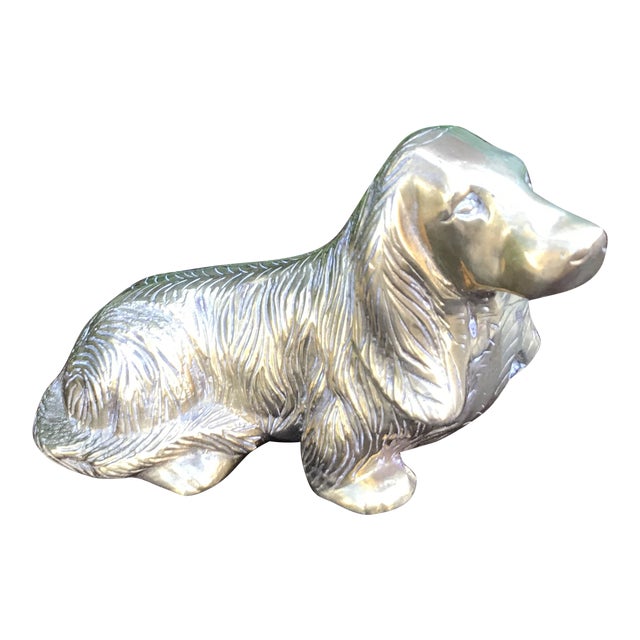 Detail Long Haired Dachshund Statue Nomer 39