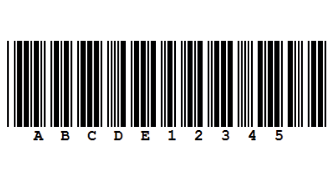 Detail Long Skinny Barcode Nomer 48