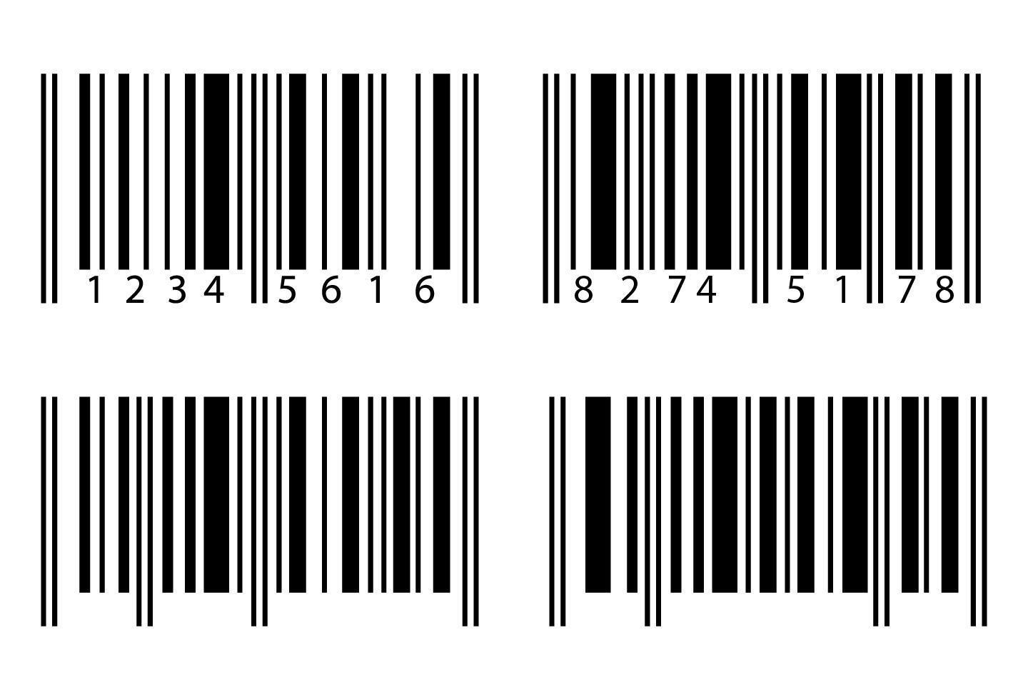 Detail Long Skinny Barcode Nomer 50