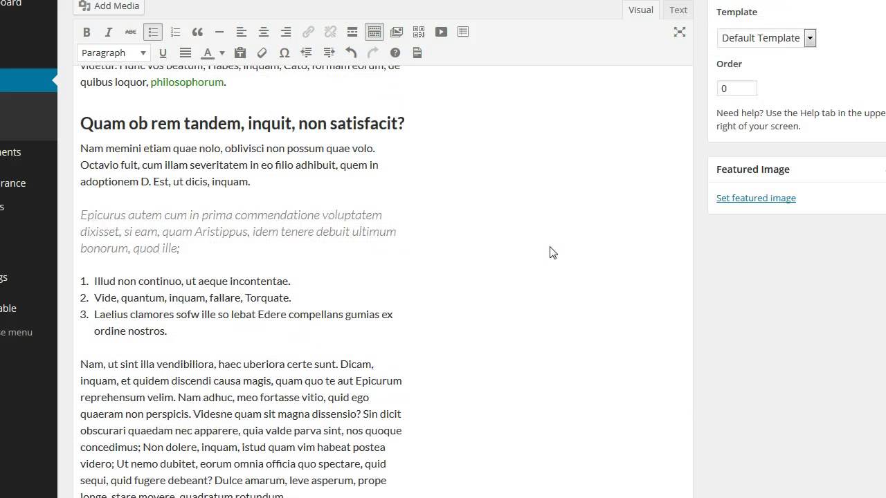 Detail Lorem Ipsum Wordpress Nomer 2