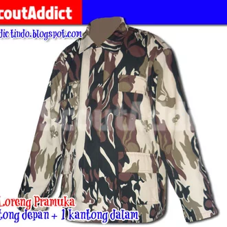 Detail Loreng Pramuka Nomer 50