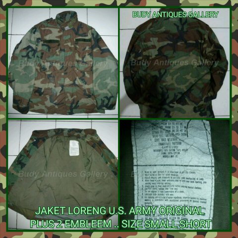 Detail Loreng Us Army Nomer 5
