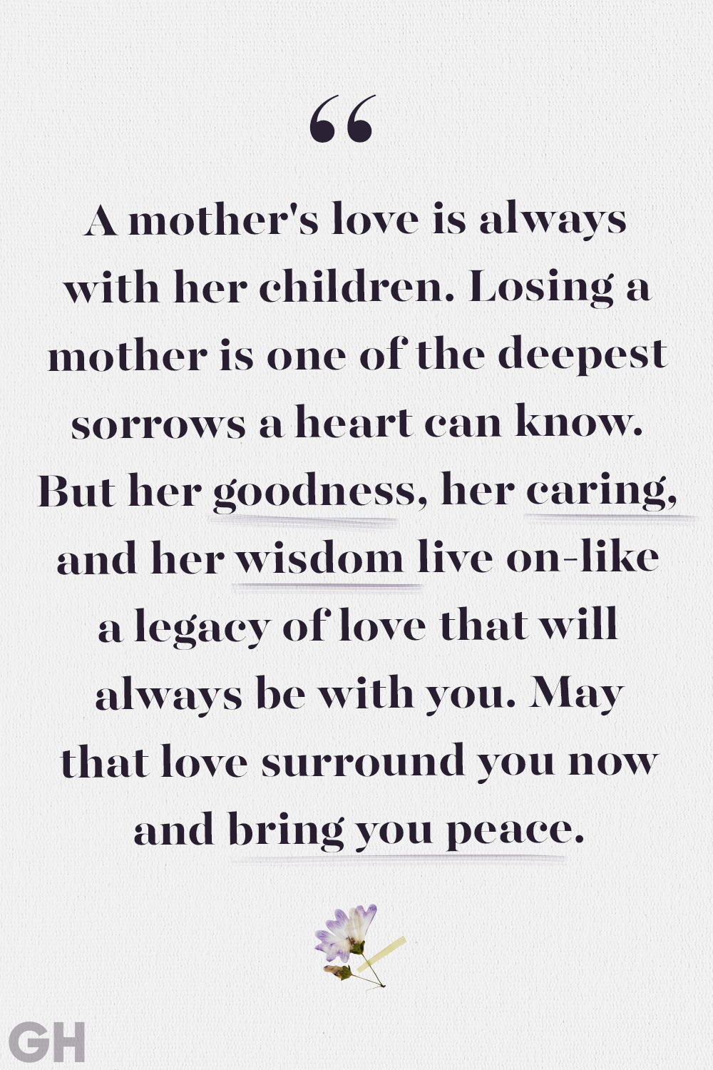 Losing A Mother Quotes Inspirational - KibrisPDR