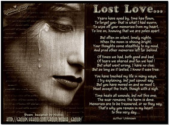 Detail Lost Love Quotes Nomer 38