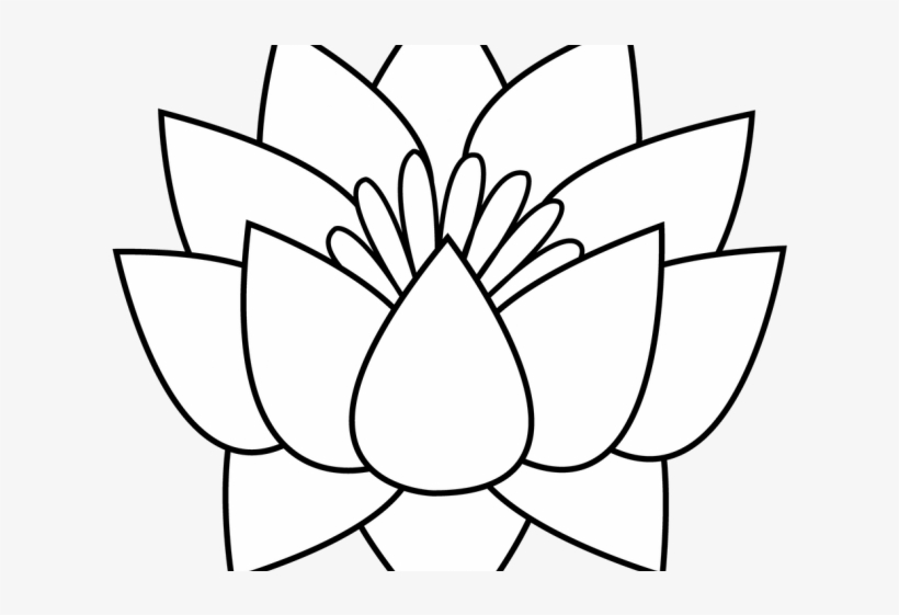 Detail Lotus Flower Clipart Free Nomer 45